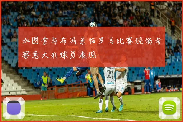 加图索与布冯亲临罗马比赛现场考察意大利球员表现